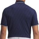 Under Armour Playoff Sport Jacquard Polo Shirt - Midnight Navy/White