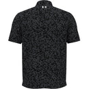 Under Armour T2G Printed Polo Shirt - Black/Castlerock/White