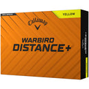 Callaway Warbird Distance+ Golf Balls - Yellow - 12 Pack