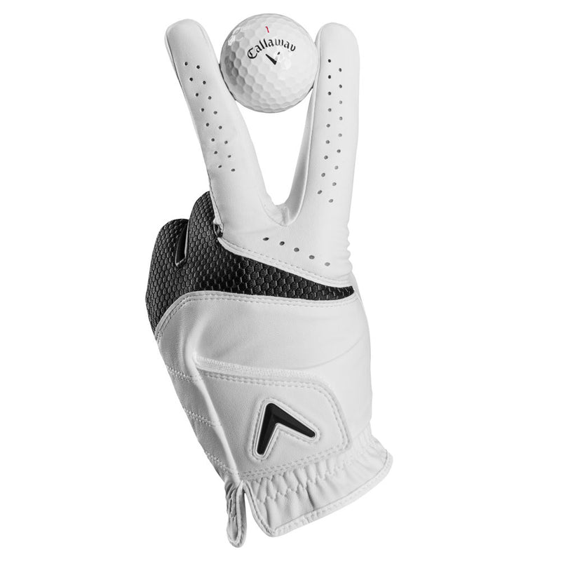 Callaway Weather Spann Golf Glove - White