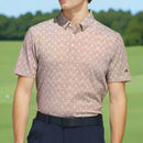 adidas Go-To Printed Stripe Polo Shirt - Alumina/Aurora Ruby