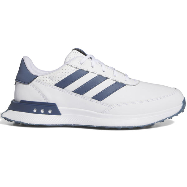 adidas S2G 24 Spikeless Leather Waterproof Shoes - Ftwr White/Collegiate Navy/Silver Met.