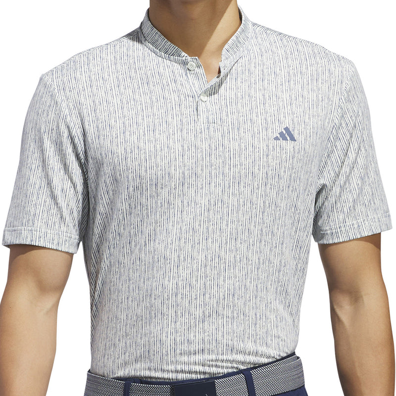 adidas Sport Stripe Polo Shirt - Crystal Jade/Preloved Ink