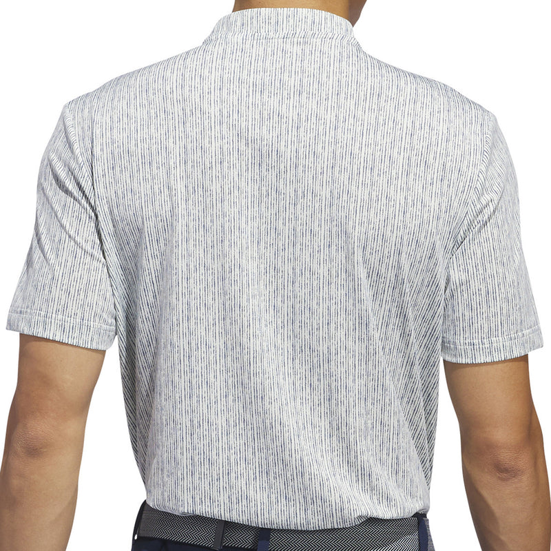 adidas Sport Stripe Polo Shirt - Crystal Jade/Preloved Ink