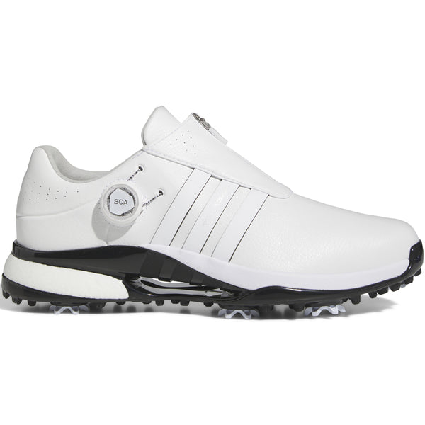 adidas Tour360 24 Boa Spiked Waterproof Shoes - Ftwr White/Ftwr White/Core Black