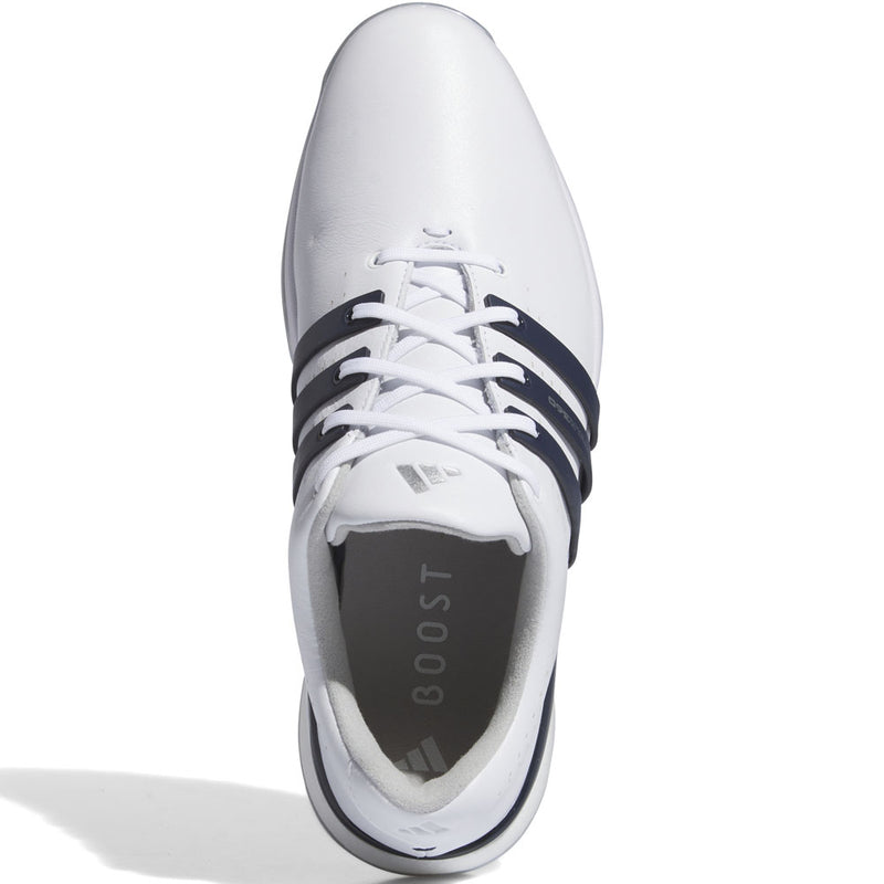adidas Tour360 24 Spiked Waterproof Shoes - Ftwr White/Collegiate Navy/Silver Met.