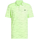 adidas Ultimate365 Mesh Glimmer Print Polo Shirt - Lime Burst