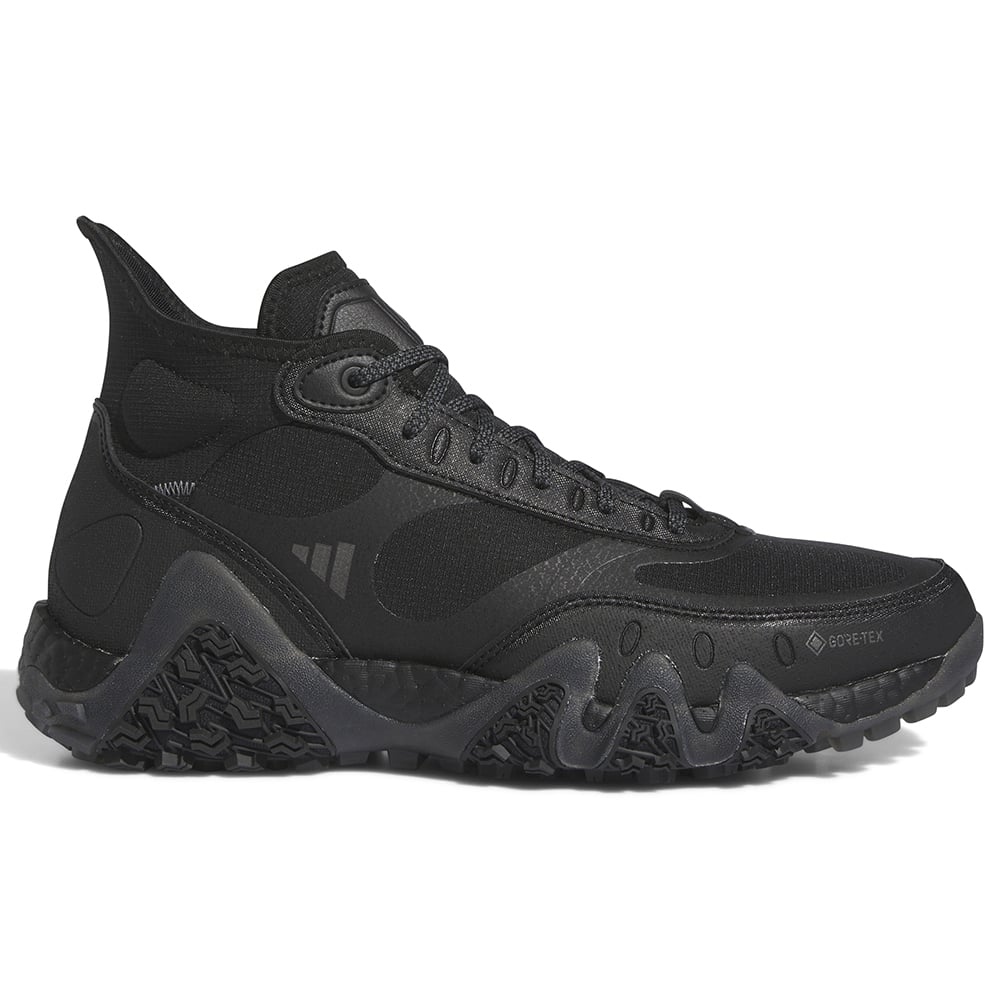 adidas Adicross Gore Tex Spikeless Waterproof Shoes Core Black Dark Silver Metallic Grey Five