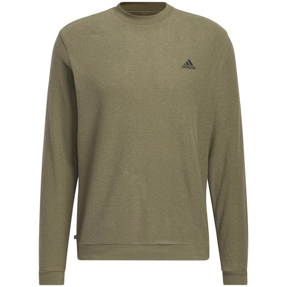 Olive green adidas hotsell crew neck