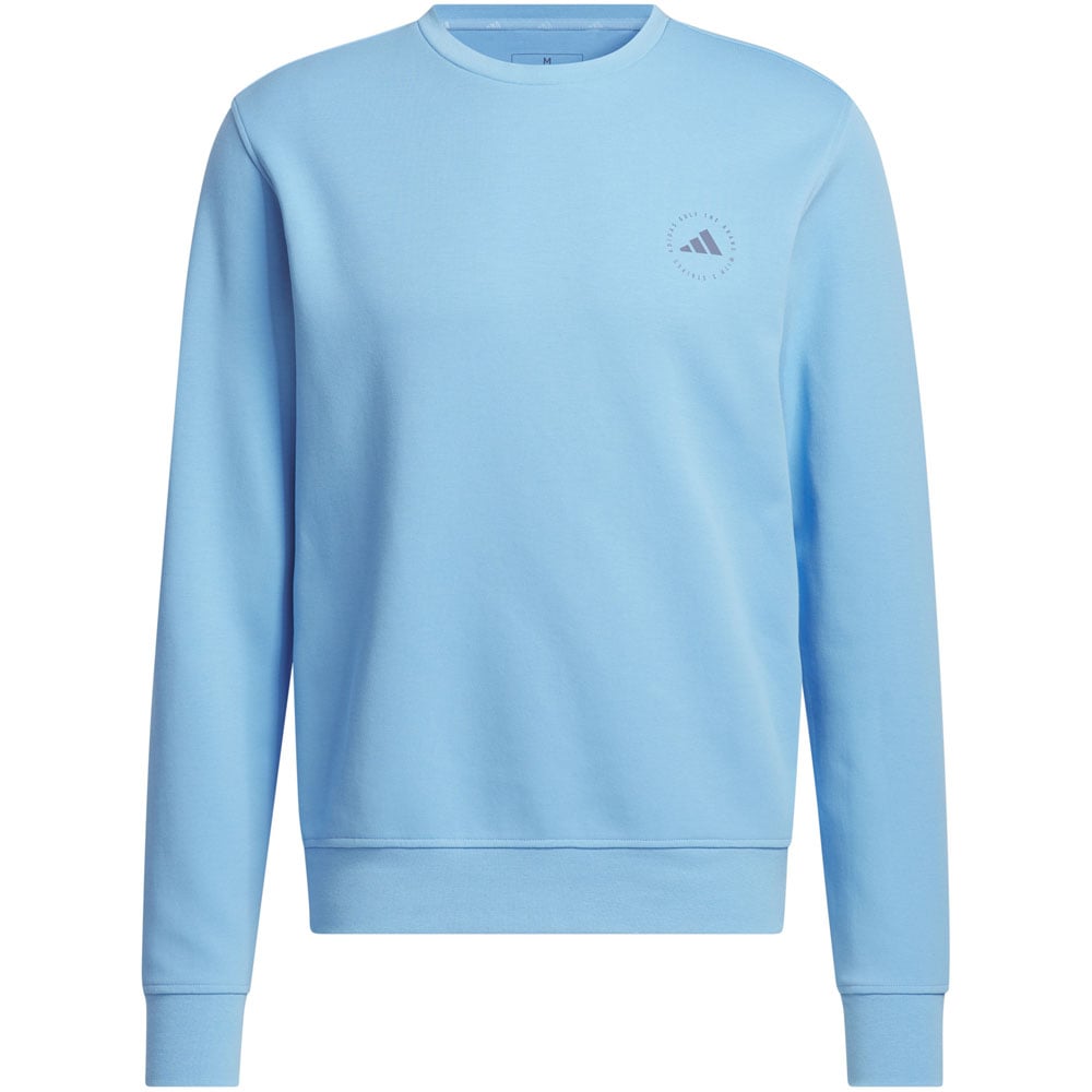 Adidas blue crew neck sweatshirt clearance