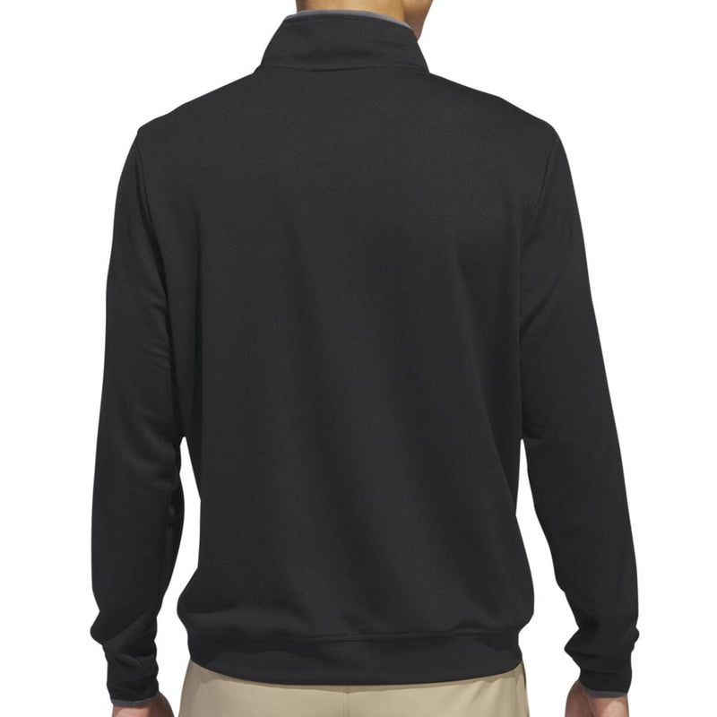adidas Core Lightweight 1/4 Zip Pullover - Black