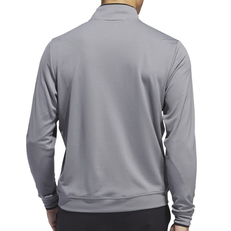 adidas Core Lightweight 1/4 Zip Pullover - Grey Three
