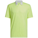 adidas Primeknit Polo Shirt - White/Lucid Lemon