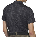 adidas Stripe Zip Polo Shirt - Black/Hemp