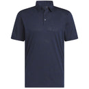 adidas Textured Jacquard Polo Shirt - Collegiate Navy/Black