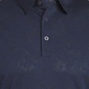 adidas Textured Jacquard Polo Shirt - Collegiate Navy/Black
