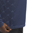 adidas Ultimate365 Tour Primeknit Long Sleeve Polo Shirt - Collegiate Navy