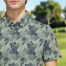 adidas Go-To Printed Polo Shirt - Silver Green/Collegiate Navy