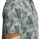 adidas Go-To Printed Polo Shirt - Silver Green/Collegiate Navy
