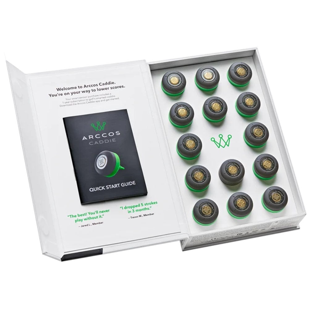 Arccos caddie sensors 2025