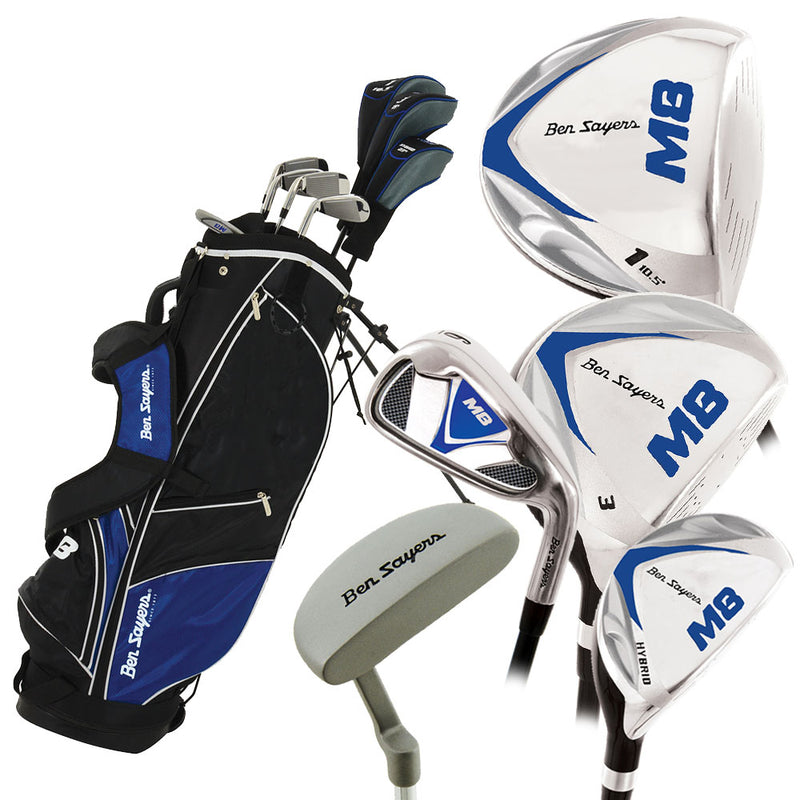 Ben Sayers M8 8-Club Stand Bag Package Set - Blue (Steel)