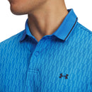 Under Armour Playoff Sport Jacquard Polo Shirt - Blue Atlantis/Midnight Navy/Midnight Navy