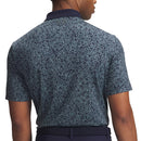 Under Armour Matchplay Printed Polo Shirt - Midnight Navy/Jasper Blue/Pitch Gray