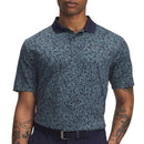 Under Armour Matchplay Printed Polo Shirt - Midnight Navy/Jasper Blue/Pitch Gray