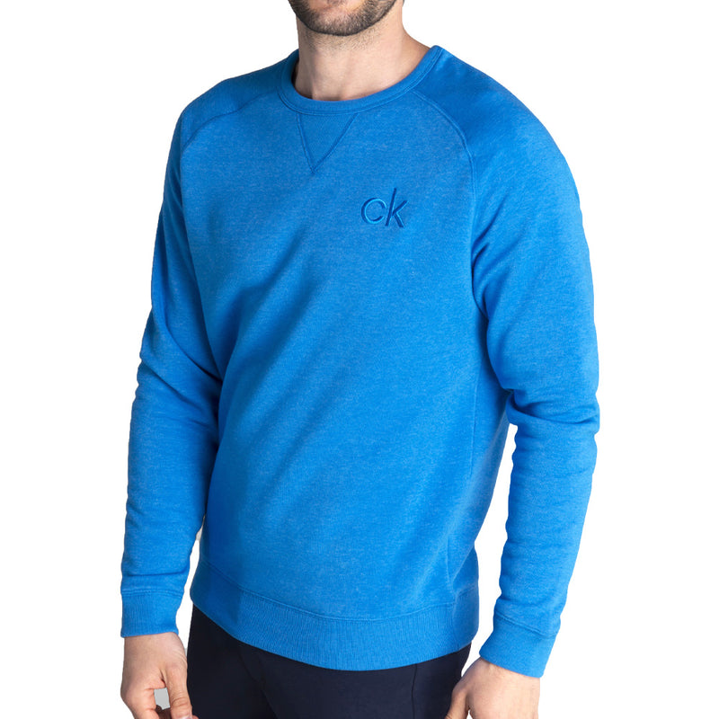 Calvin Klein Columbia Crew Neck Sweater - Blue Marl