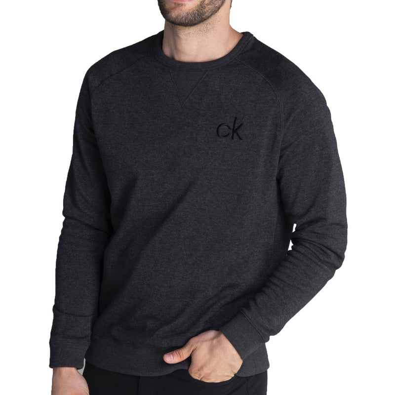Calvin Klein Columbia Crew Neck Sweater - Charcoal Marl