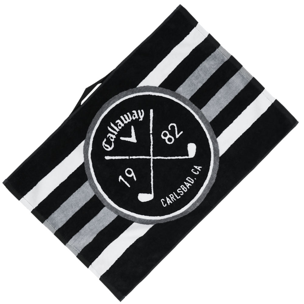 Callaway Cart Towel Black/White/Charcoal