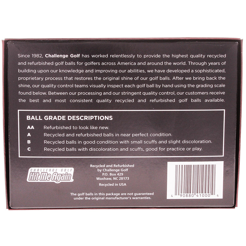 Callaway Chromesoft X Refurbished White Golf Balls - 12 Pack - A Grade