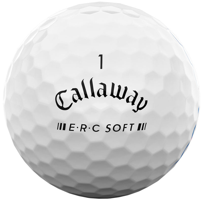Callaway ERC Soft Triple Track Golf Balls - White - 12 Pack