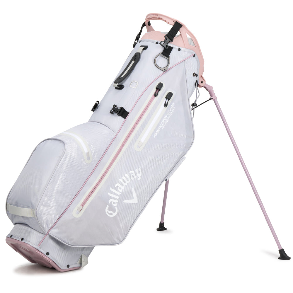 Callaway Fairway C Hyper Dry Waterproof Stand Bag - Silver/Rose