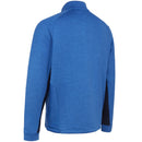 Callaway Heather Eco Stripe Fleece - Mazarine Blue Heather