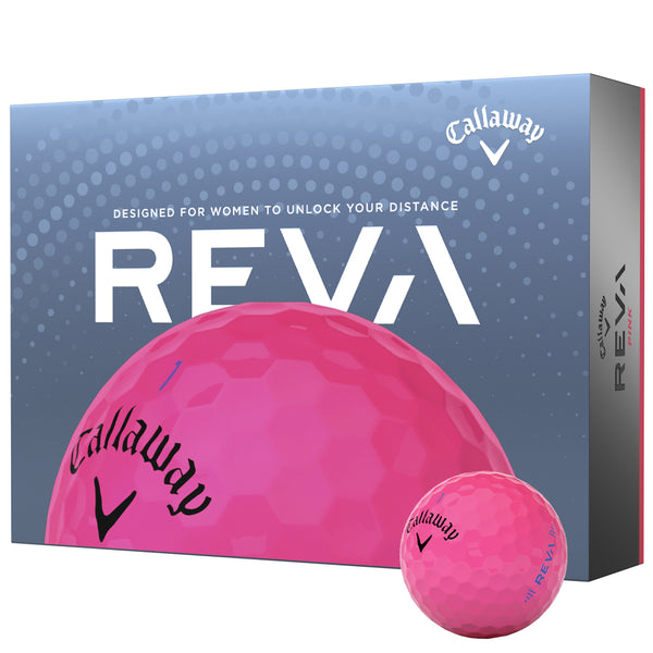 Callaway Ladies Reva Golf Balls - Pink - 12 Pack