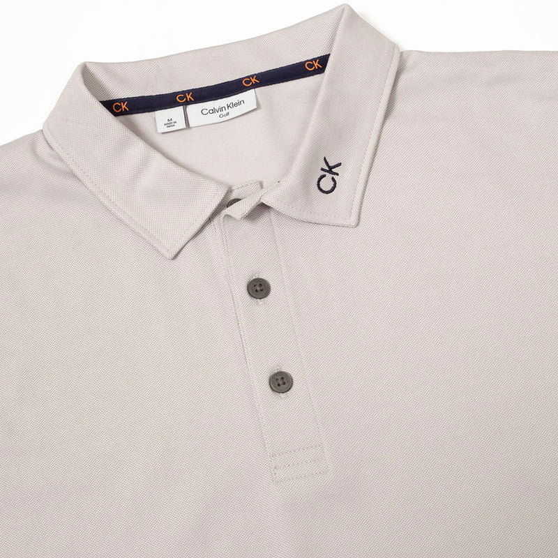 Calvin Klein Concord Polo Shirt - Pale Silver Marl