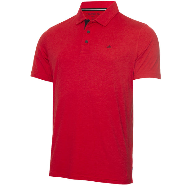 Calvin Klein Newport Polo Shirt - Power Red Marl