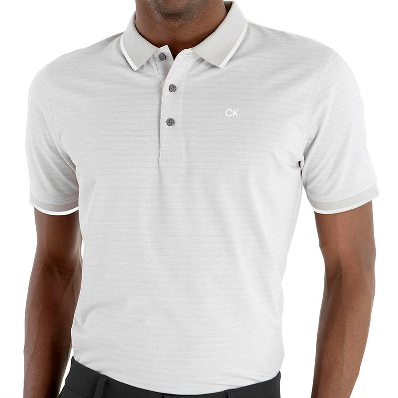 Calvin Klein Sudbury Polo Shirt - Pale Silver Marl