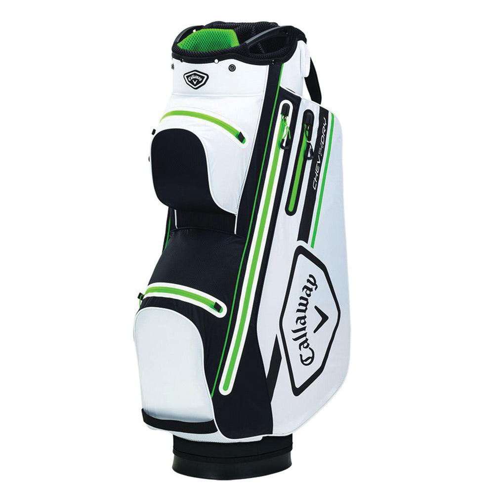 Callaway Chev Dry 14 Waterproof Cart Bag White/Black/Green