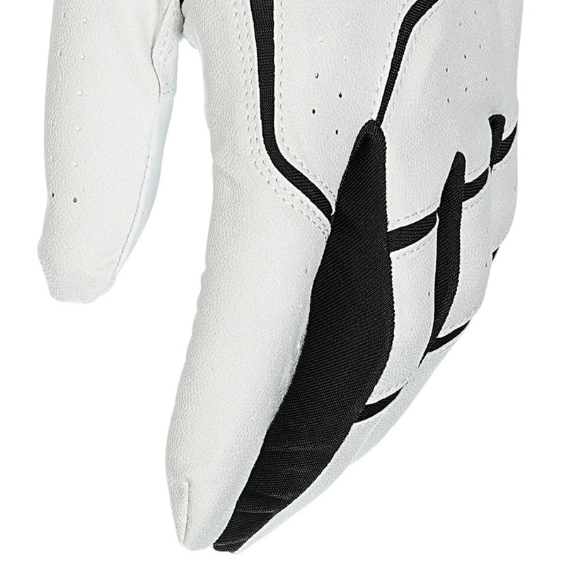 Cobra Microgrip Flex Leather Golf Glove - White - 3 Pack