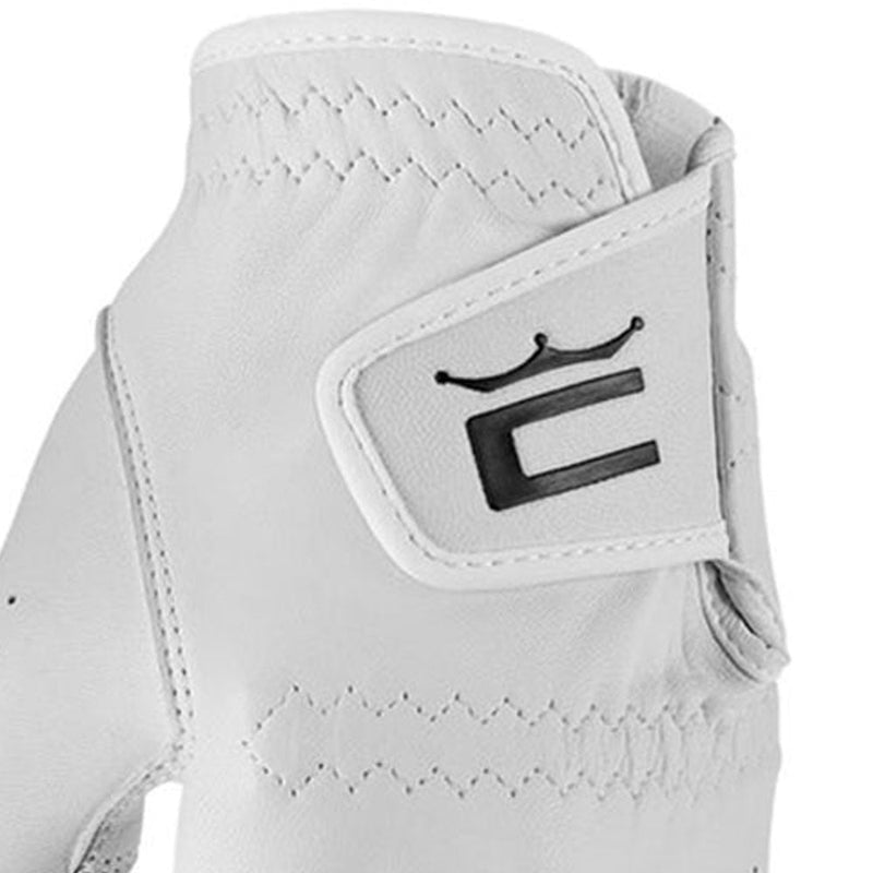 Cobra Pur Tour Cabretta Leather Golf Glove - White - 3 Pack