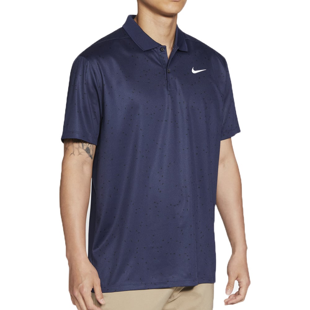 nike micro print polo