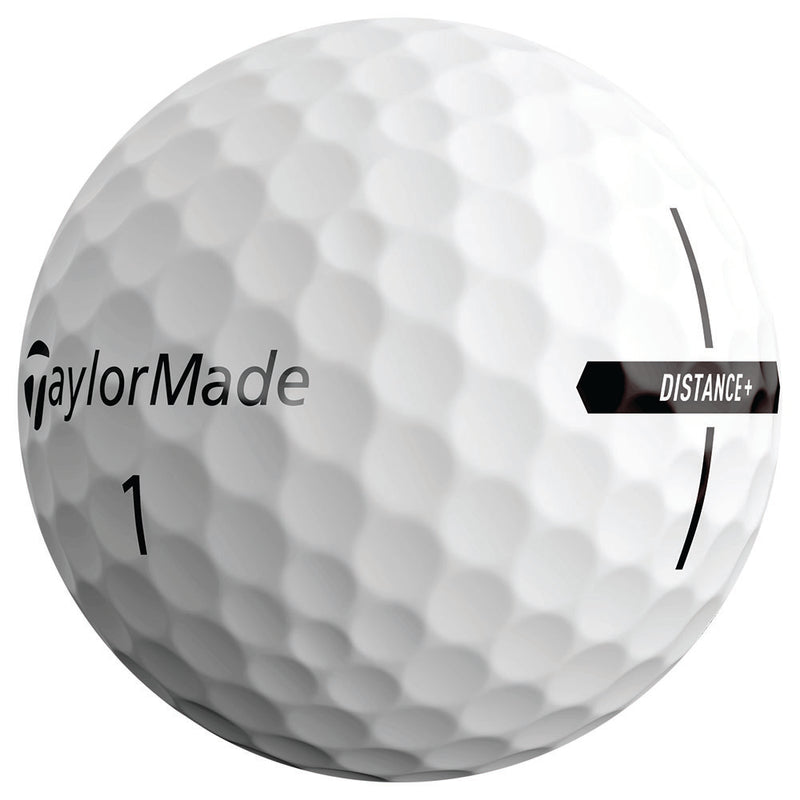 TaylorMade Distance+ Golf Balls - White - 12 Pack