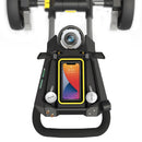 PowaKaddy DLX-Lite FF 3-Wheel Push Trolley - Gunmetal/Yellow Trim