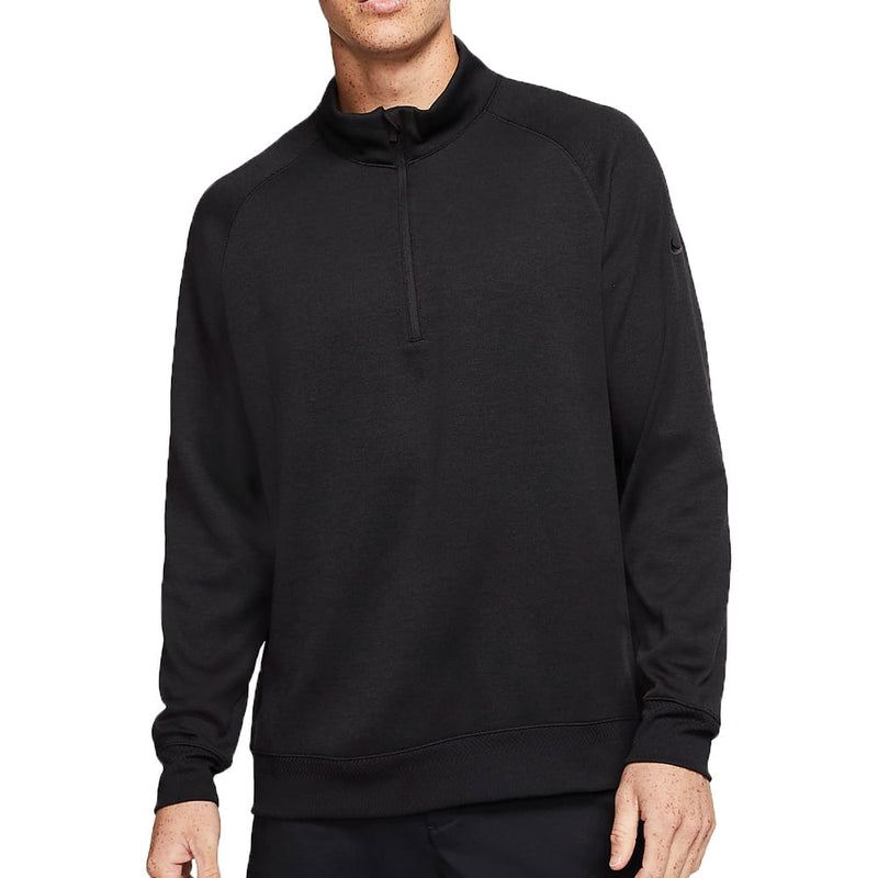 Nike Dri-Fit Player Half Zip Long Sleeve Top - Black