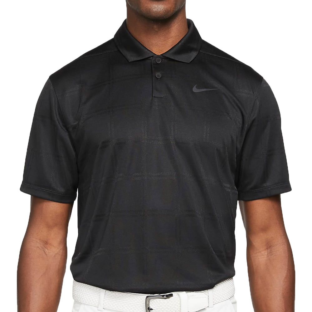 Nike Dri Fit Vapor Textured Polo Shirt Black