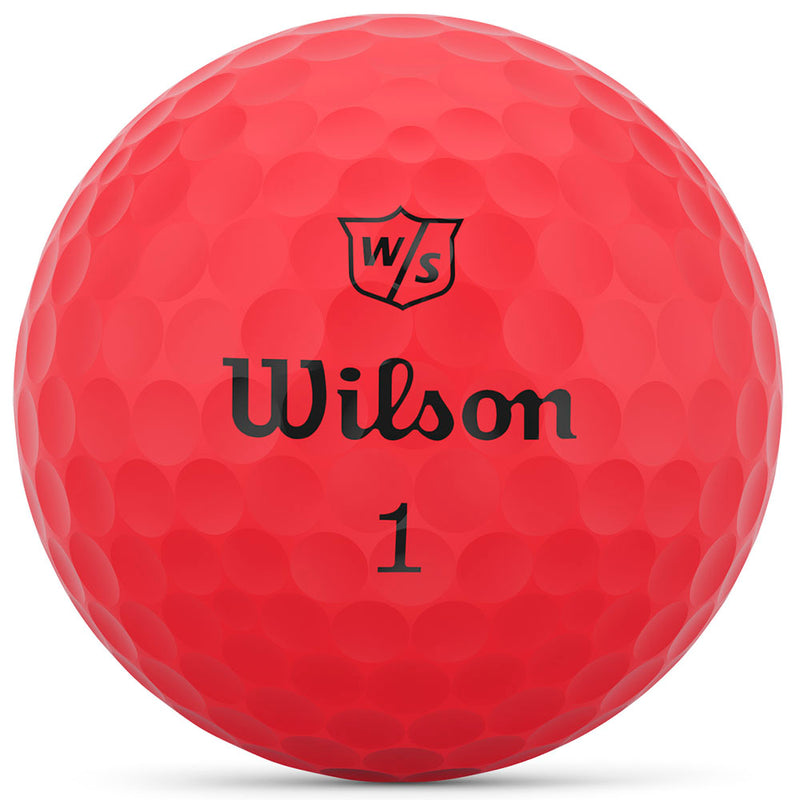 Wilson Duo Soft Golf Balls - Red - 12 Pack
