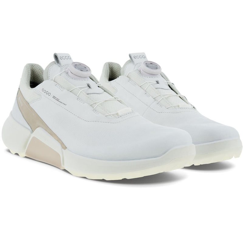 ECCO Biom H4 BOA Gore-Tex Waterproof Spikeless Shoes - White/Gravel