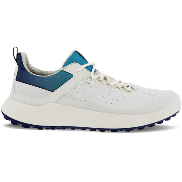 ECCO M Core Spikeless Shoes - White/White/Blue Depths/Caribbean